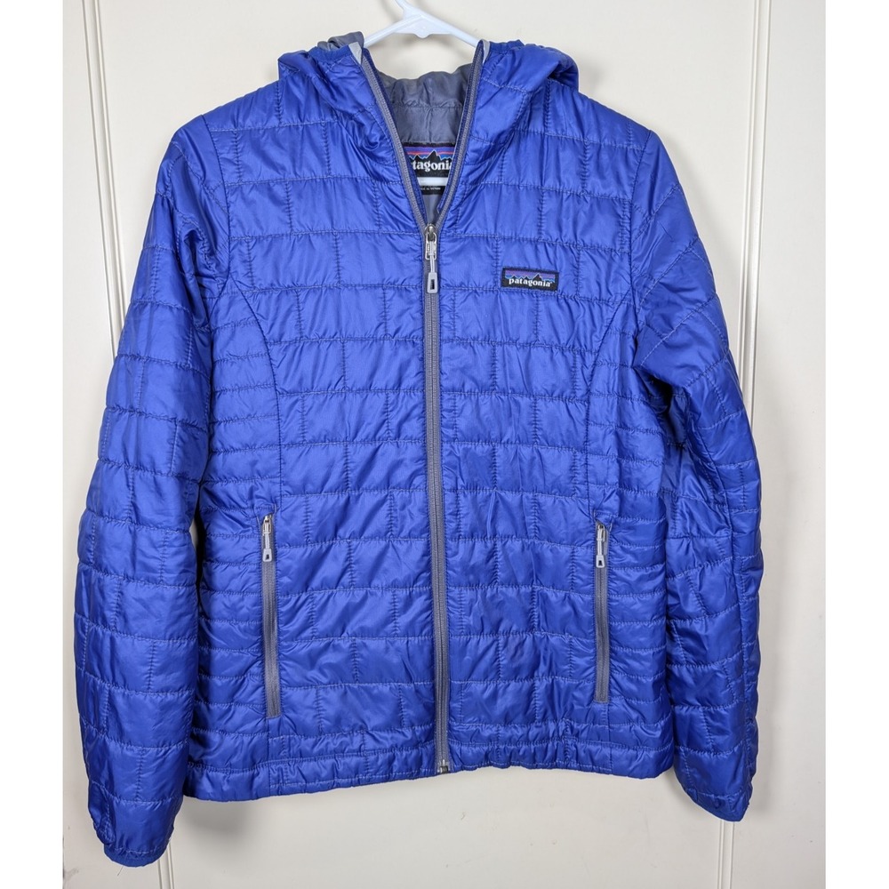Patagonia Nano Puff Hoody Jacket Quilted Women's Size: S Blue
